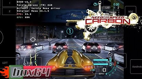 Need for Speed Carbon - NFS Carbon (Windows) Box64Droid Android Gameplay - Poco X3 Pro
