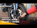 Annes, Client Motoblouz, présente l'ANTIVOL ABUS GRANIT U 58HBIII + CHAINE 120 SRA