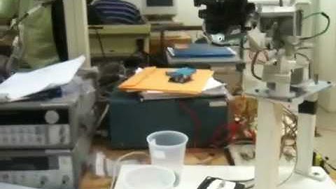 Robotic arm with color sensor