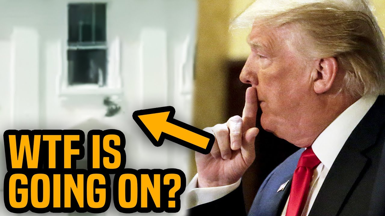 Bags THROWN OUT of White House window