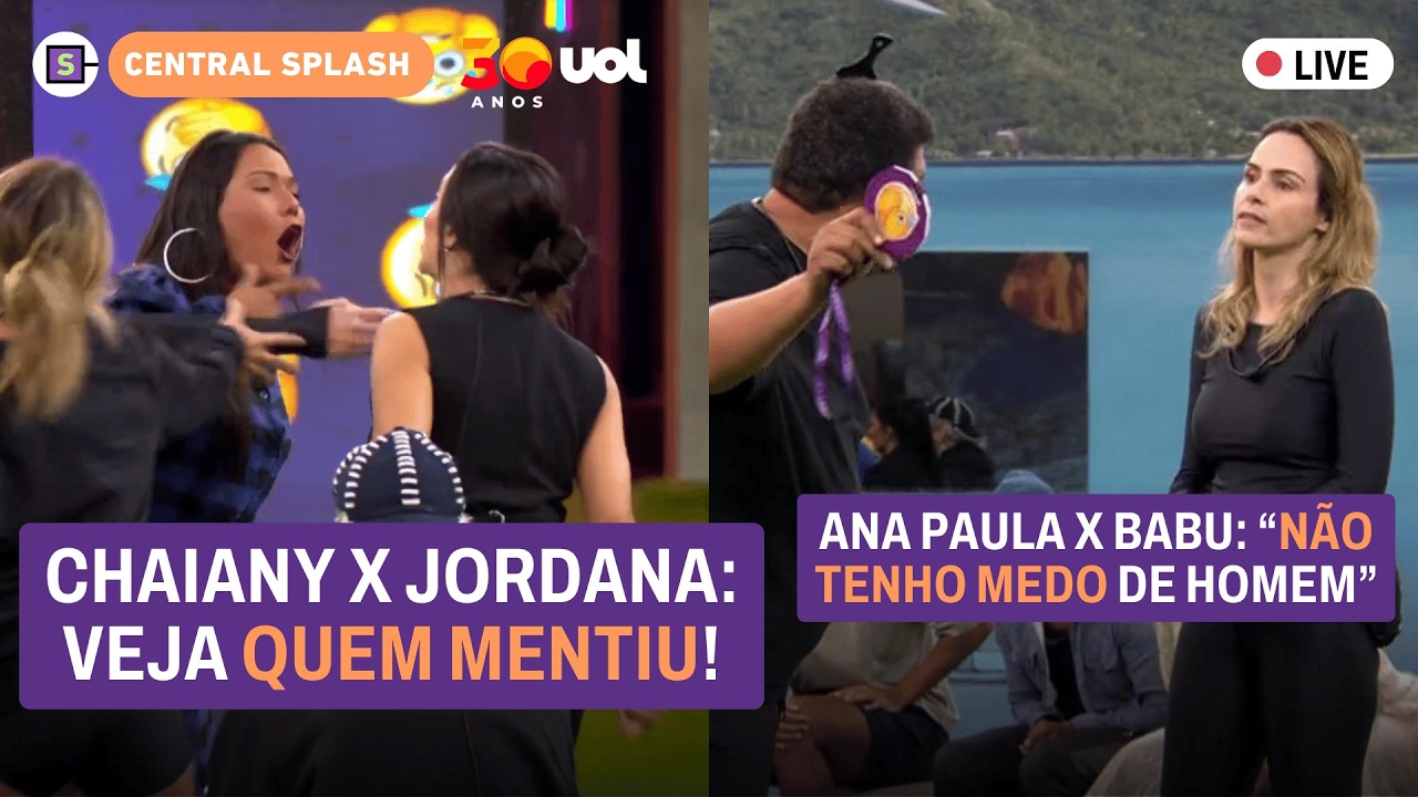 🔴 Jordana e Chaiany se atacam no Sincerão; Ana Paula x Babu; Juliano discute com Jonas e Cowboy e+