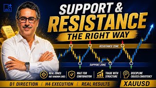 Support &amp; Resistance Trading Strategy (PROPER Way) | D1–H4 Structured System