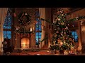 Christmas Music Ambience with Instrumental Christmas Music &amp; Crackling Fireplace