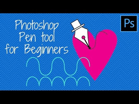 Learn the Photoshop Pen tool - Draw paths easily in Photoshop - a Photoshop for Beginners tutorial Learn the Photoshop Pen tool - Draw paths easily in Photoshop - a Photoshop for Beginners tutorial