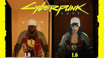 Cyberpunk 2077 1.0 vs Patch 1.6 | Graphics Comparison