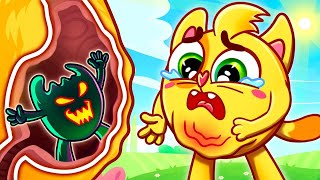 Monster In My Tummy Song 😥 | Funny Kids Songs 😻🐨🐰🦁 And Nursery Rhymes by Baby Zoo