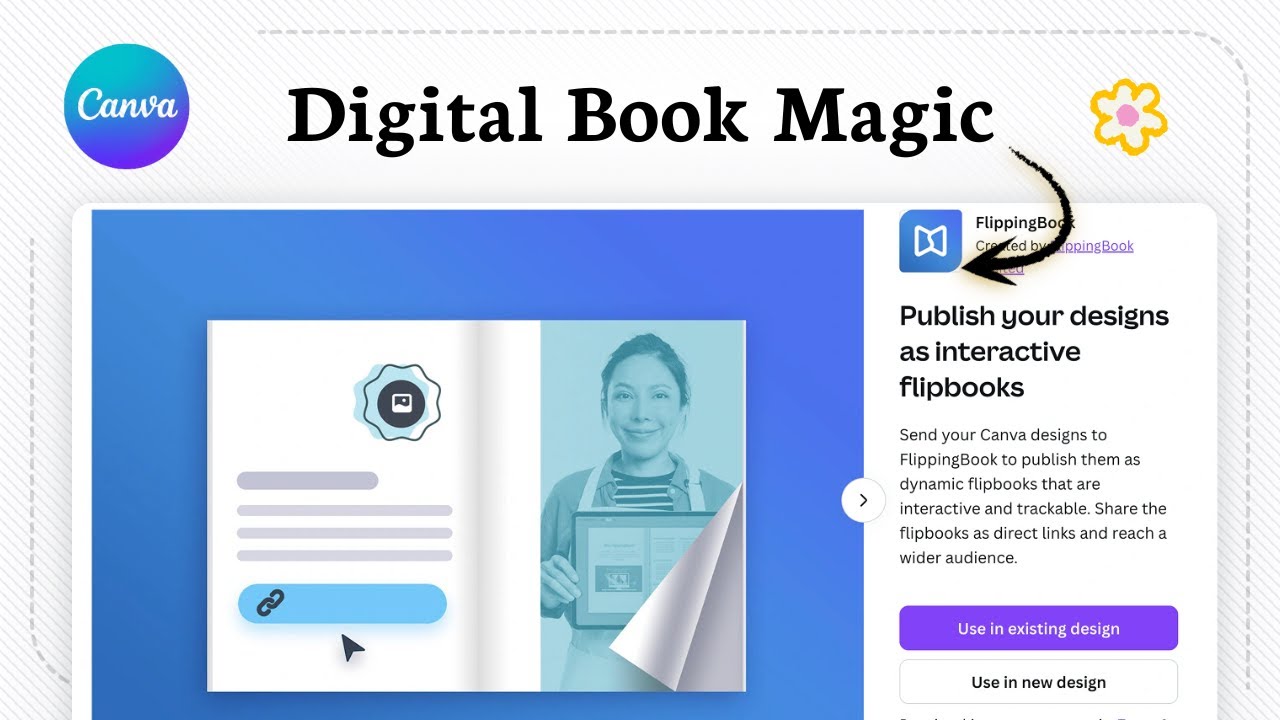 How to create a flipbook on canva (Interactive Design)