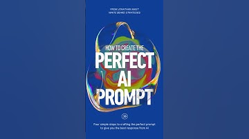 Create the PERFECT #AI Prompt for #chatgpt #claude #gemini