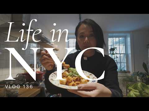 VLOG 136 - pre-birthday weekend in NYC, vodka pasta, homeware haul, PR beauty unboxing, OOTDs