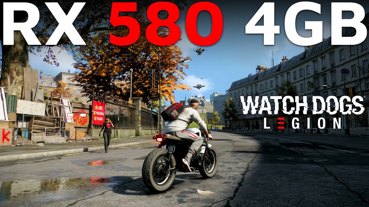 Watch Dogs Legion - RX 580 4GB - i7 4770 - High Setting - 1080p