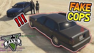 GTA RP - IMPERSONATING COPS / FUNNY MOMENTS