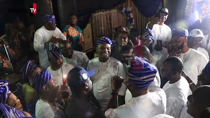 MC OLUOMO AND KUNLE POLY REUNITE,STORM K1 DE ULTIMATE'S STAGE TOGETHER AT ABBEY LANRE 60TH BIRTHDAY