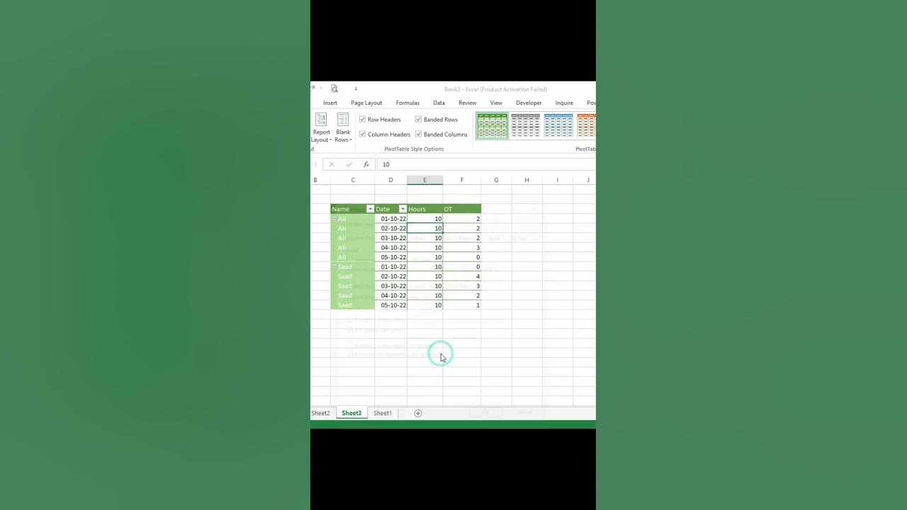 grand total in pivot table pivot table setting how to show total in