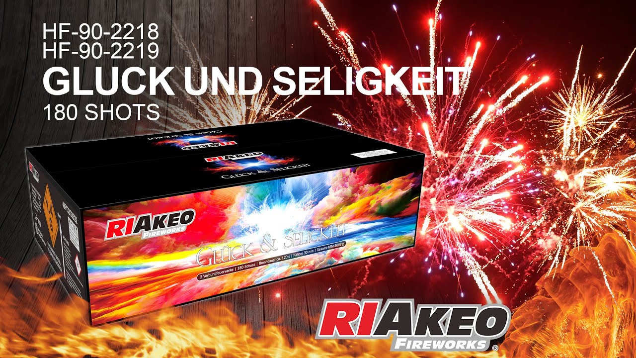 Riakeo Fireworks Vengeance Silvester Batterie Feuerwerk bei