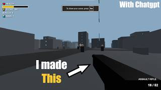 I Built an FPS Game in Minutes Using ChatGPT!