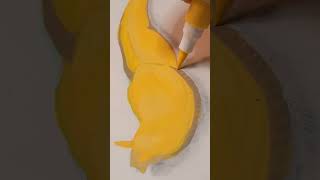 Banana Slug - Acrylic Paint Pens In Sketchbook