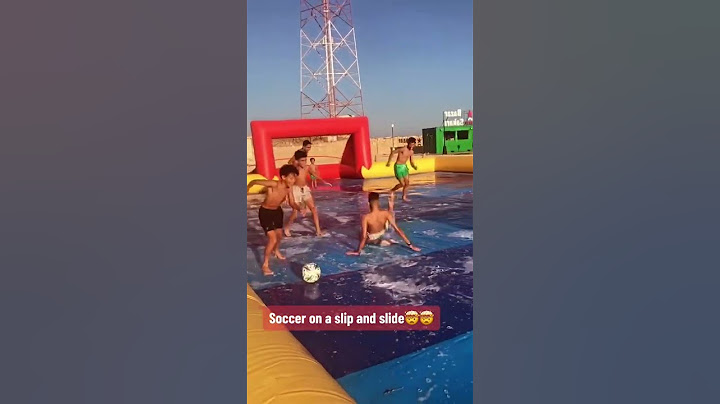 SLIP AND SLIDE SOCCER LOOKS CRAZY 😂🤯 #shorts (via magictimesoapsoccerfield/TT)