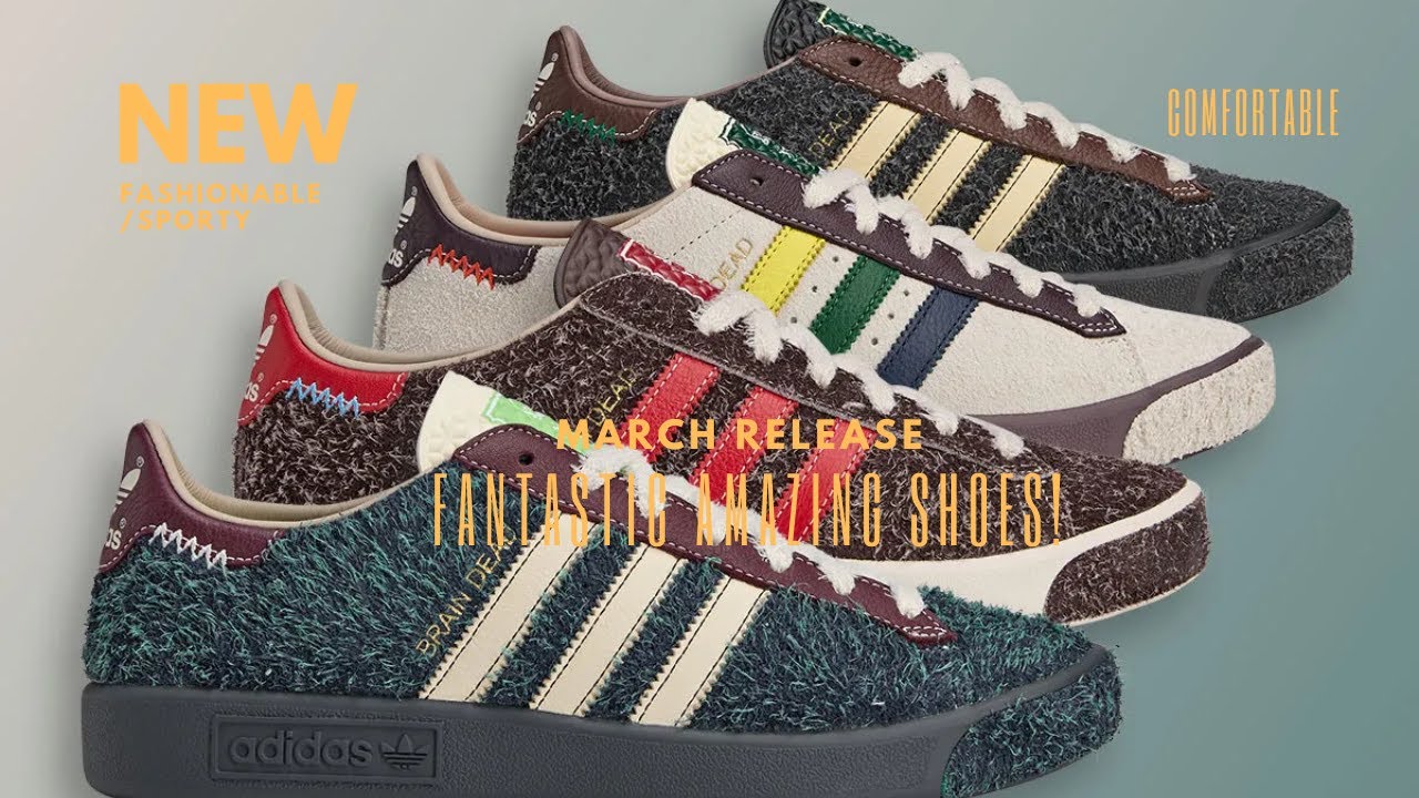 スニーカー OPEN SNEAKERS Brain Dead x adidas Forest Hills Brown/Red/White Men's/Shoe