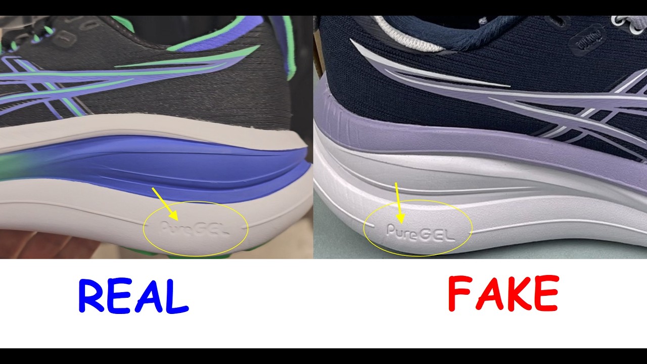 Asics Gel nimbus 28 real vs fake review. How to spot original Asics Gel Nimbus 28 sneakers