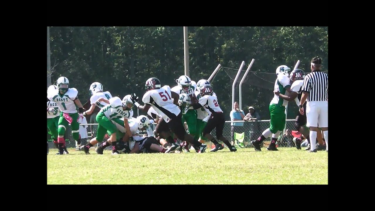 E CONWAY 13 YEAR OLD MATOACA FOOTBALL YouTube