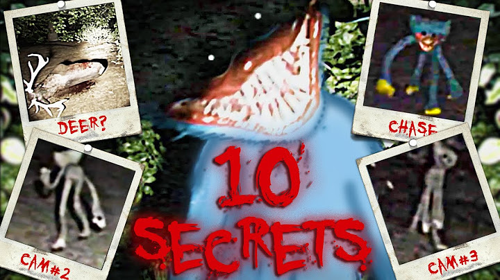 10 szczegółów, których NIE UMKNĄŁEŚ W HUGGY'S ESCAPE!