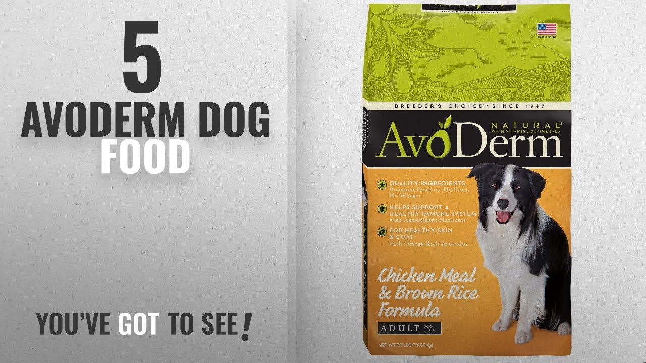 Top 5 Avoderm Dog Food [2018 Best Sellers] AvoDerm Natural Adult Dry