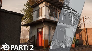 Make Abandoned House in Blender – Part 2 - Full Tutorial