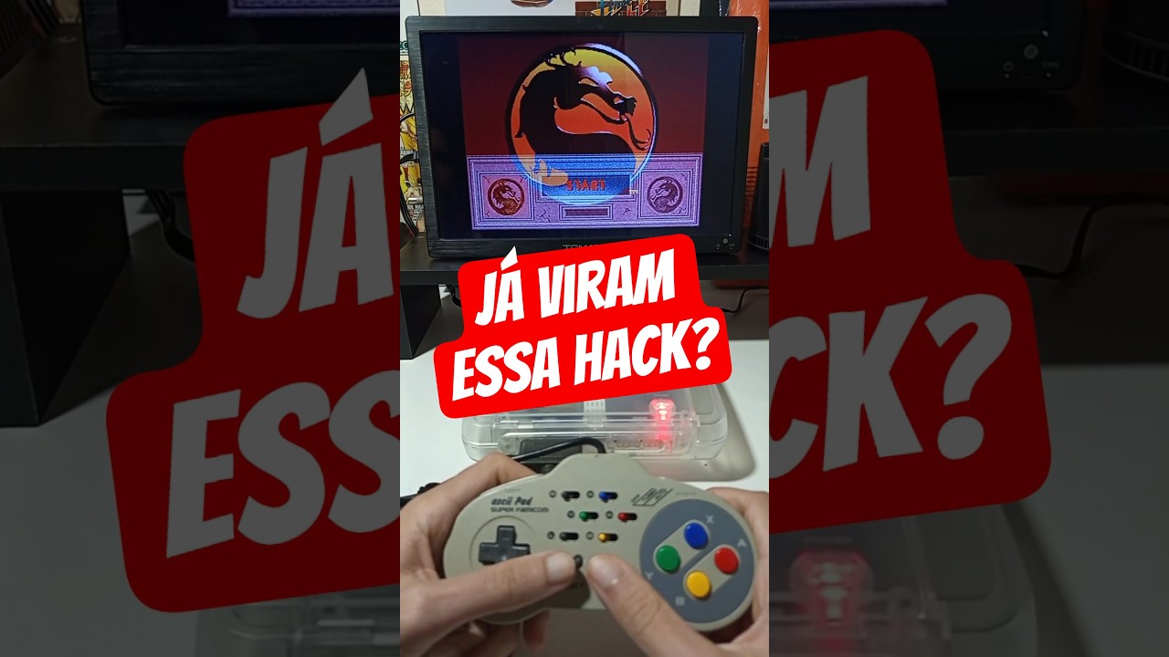 NOVIDADE! MORTAL KOMBAT II ARCADE EDITION DE SNES #videogames #retrogaming #retrogames