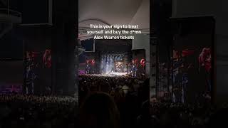 Alex Warren Concert | BUY THE TICKETS | Save Me a Seat | Live Music