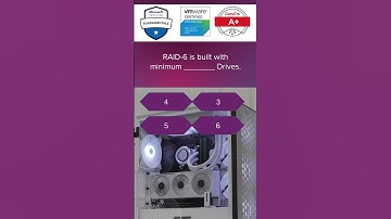 Quiz: Raid 6 Minimum Drives #raid #raid6
