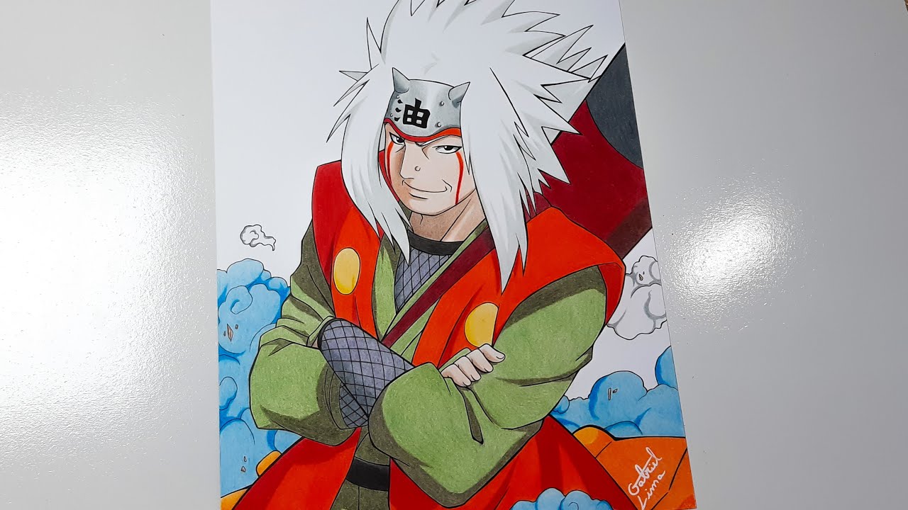 Jiraiya Speed Drawing / COLLAB YouTube