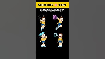 Memory Test Cartoon Hindi Paheli Solved Short Video||#Shorts #Youtubshorts #Memory #Test #Video