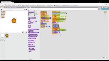 how to make knife hit on scratch pt.1(game using more blocks, variables and operators.