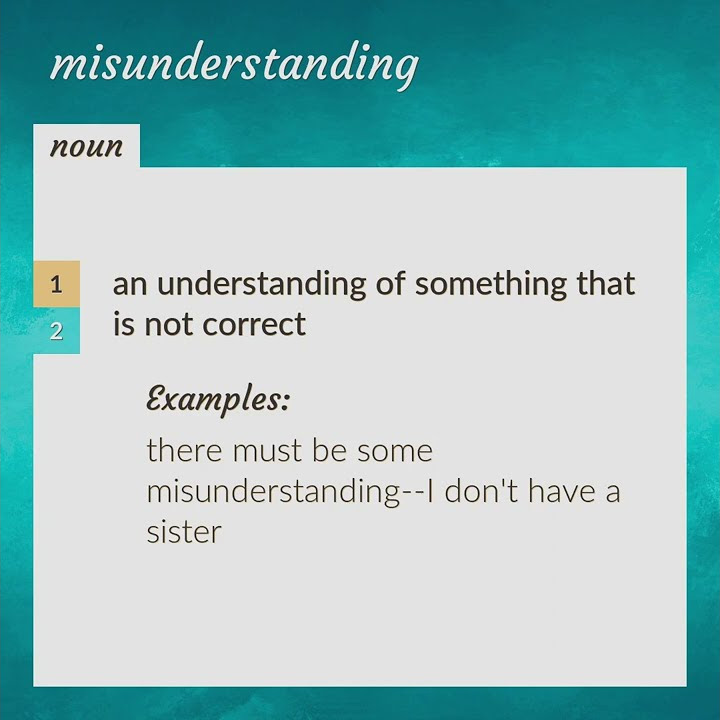 misunderstanding-meaning-of-misunderstanding-youtube