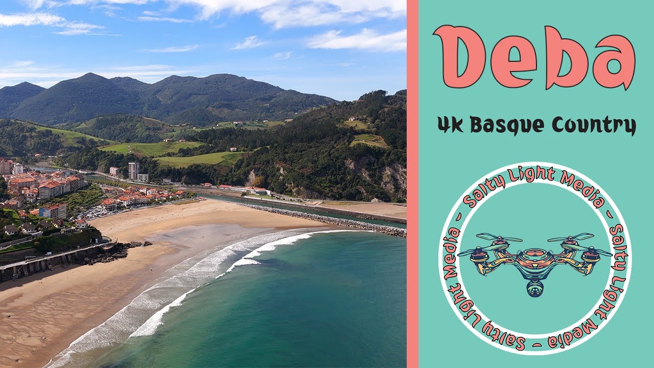 Deba Stock Footage! Drone Video - Euskadi Basque Country Pais Vasco