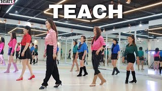 Cross My Heart | teach line dance | 크로스 마이 하트 라인댄스| 티치 | 사)위더스코리아