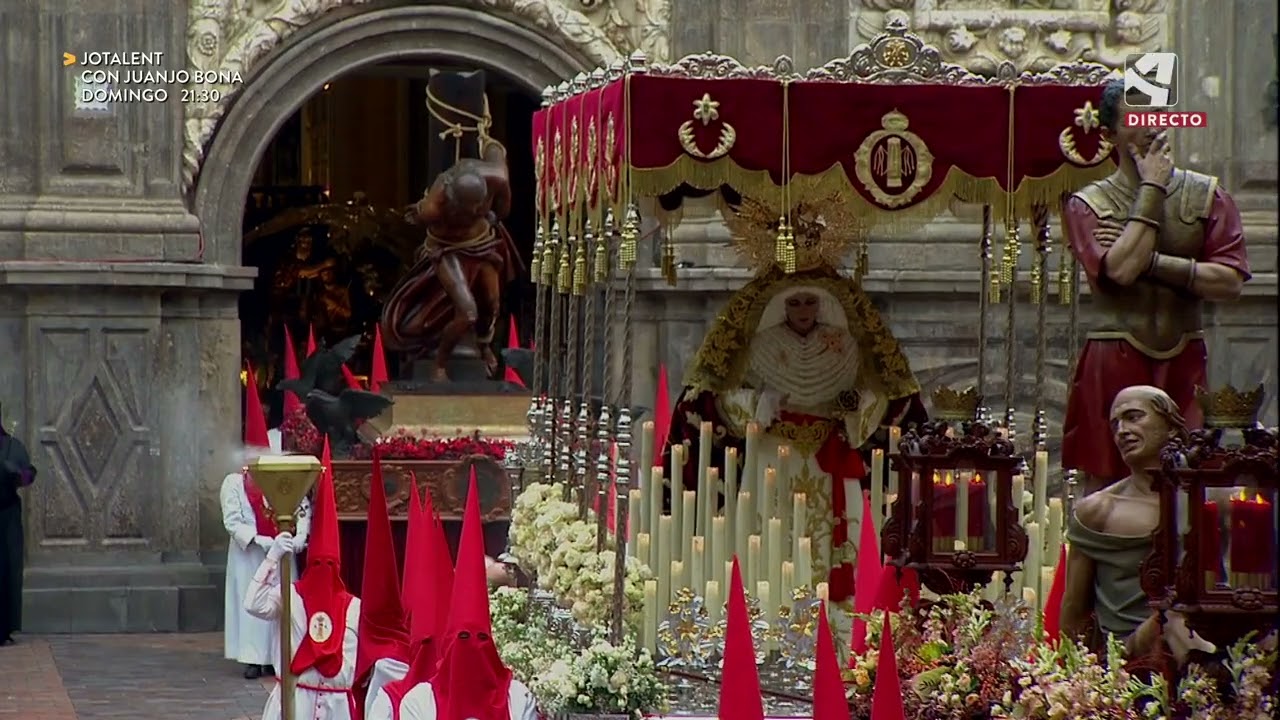 Procesión del Santo Entierro 2025 - Cofradía del Señor Atado a la Columna (Zaragoza)