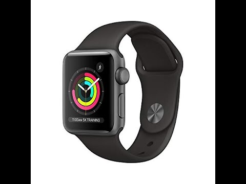 Apple Watch Series 3 (GPS, 38mm) - Space Gray Aluminum ...