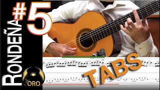 Flamenco Guitar Lesson TABS | Rondeña #5 | Diego de Oro