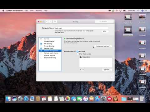 Video: Vnc funziona su Mac?