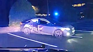 Dashcam Shows Car Chase \u0026 Gunfight Following Attack of Greenville Police Officer