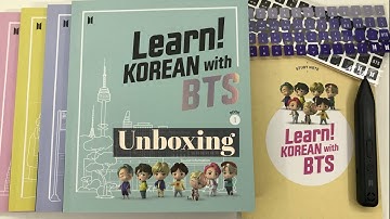 Unboxing Learn! Korean With BTS (방탄소년단)