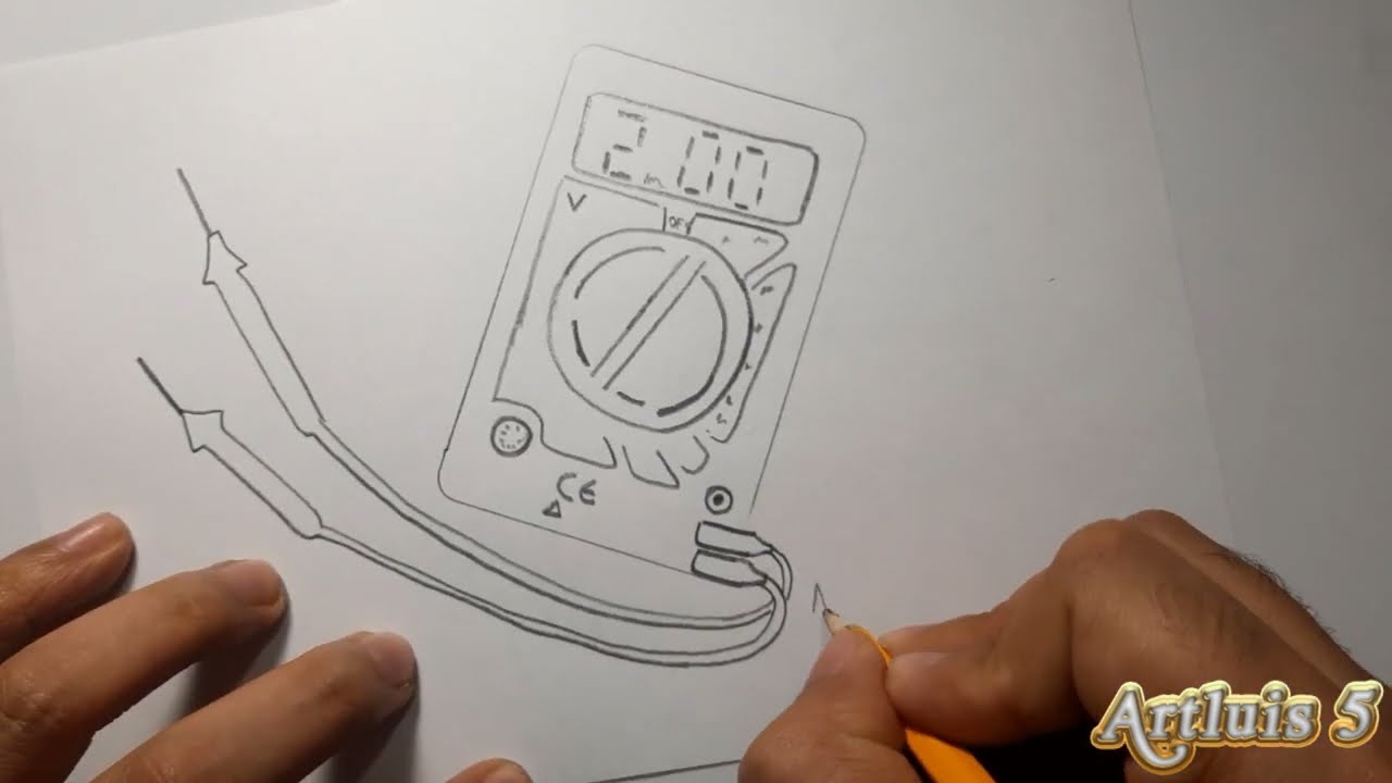 Cómo dibujar un MULTIMETRO | How to draw a MULTIMETER - thptnganamst.edu.vn