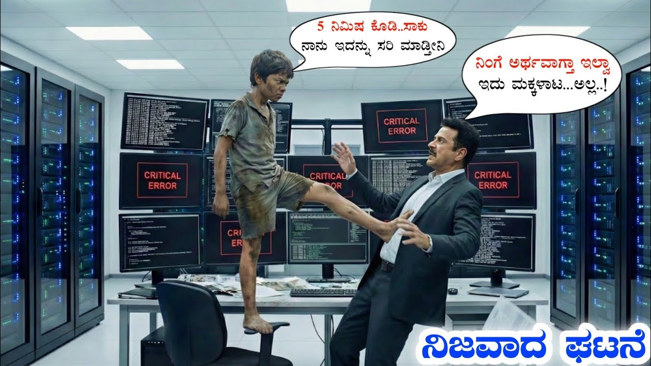 ಕಸ ಆಯುವ ಹುಡುಗ ಸರಿಪಡಿಸಿದ 100 ಕೋಟಿಯ ಸರ್ವರ್! 😲 ಕೊನೆಯಲ್ಲಿ ಕಾದಿತ್ತು ಶಾಕ್ | True voice Kannada 
