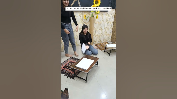 3d Artwork kisi illusion se kam nahi hai #shorts #artistshikshasharma #3drangoli #3dartwork