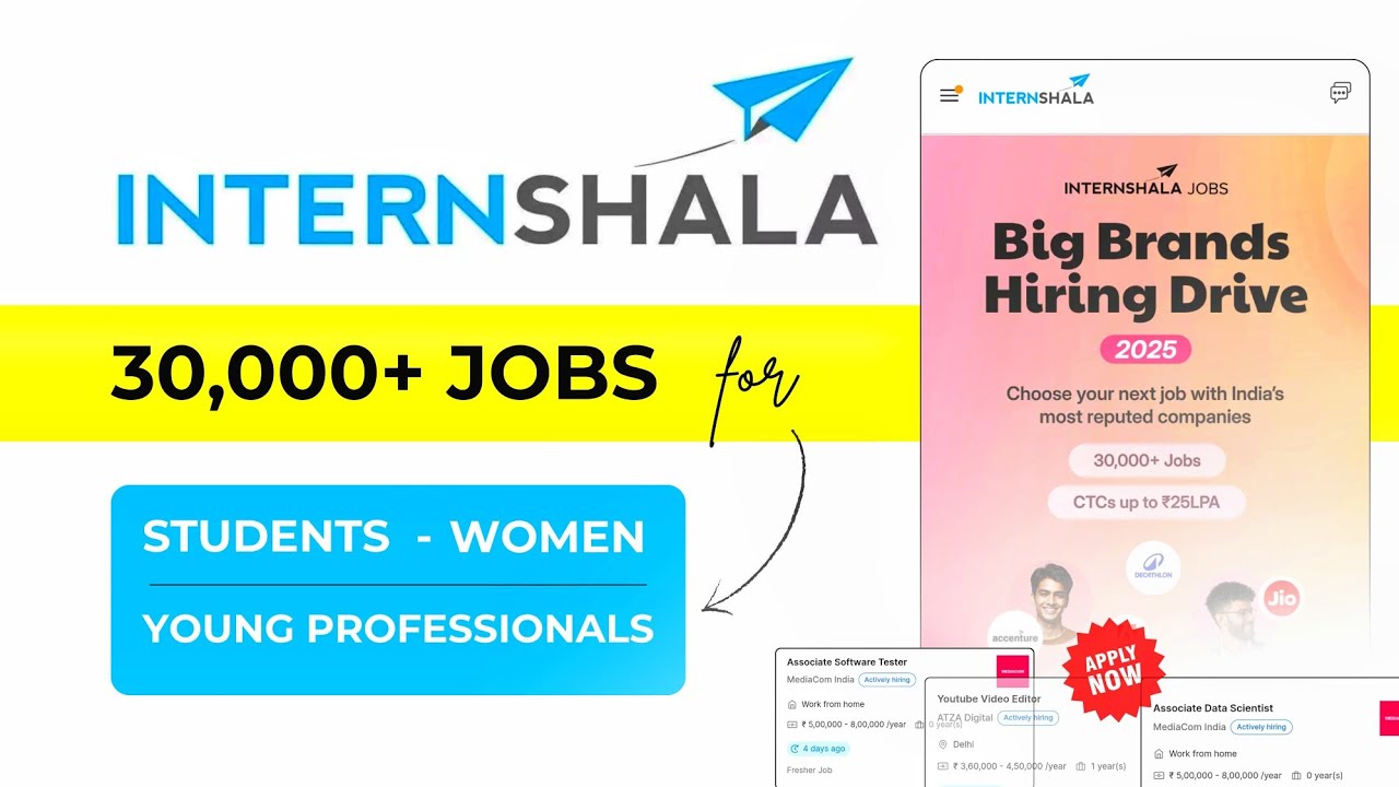 How to Apply for Jobs on Internshala | Step-by-Step Guide for Students ...