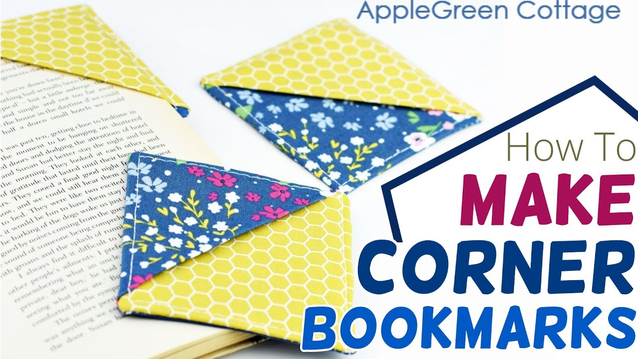 How to Make Corner Bookmarks - Easy And Cute! - YouTube