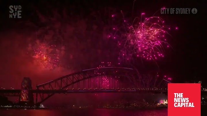 New Year's 2025: Australia puts a dazzling burst of light symbolizing the arrival of the New Year