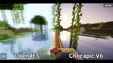 Chocapic vs Open4Es Shader - PojavLauncher
