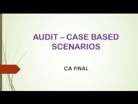 case study on audit report